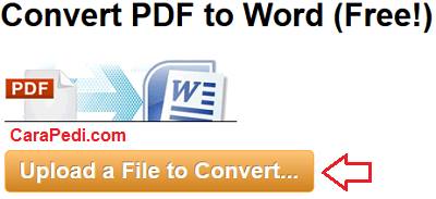 merubah pdf ke word online